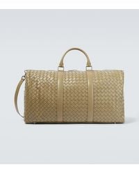 Bottega Veneta - Sac De Voyage Large Intrecciato En Cuir - Lyst
