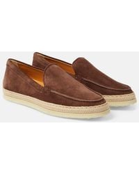 Tod's - Gommino Suede Ballet Flats - Lyst