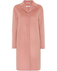 Max Mara Chic Virgin-wool Coat - Pink