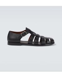 Loro Piana - Maxime Walk Leather Fisherman Sandals - Lyst