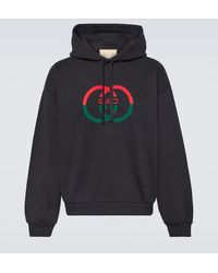 Gucci - Logo-print Relaxed-fit Cotton-jersey Hoody - Lyst