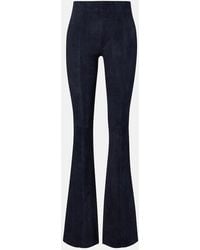 Stouls - Gege Suede Flared Pants - Lyst