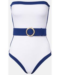 Alexandra Miro - Whitney Belted Swimsuit - Lyst