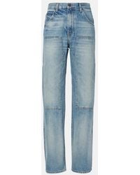 Nili Lotan - Welder Mid-Rise Straight Jeans - Lyst