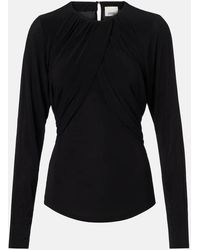 Isabel Marant - Gaetane Draped Jersey Top - Lyst