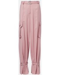 The Attico - Belted Cargo Pants - Lyst
