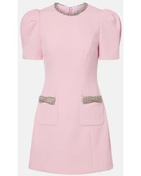Rebecca Vallance - Nemy Embellished Crepe Minidress - Lyst
