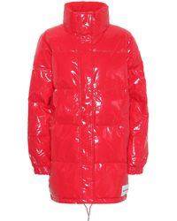 Calvin Klein Piumino in vinile - Rosso