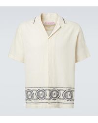 Orlebar Brown - Maitan Printed Cotton Bowling Shirt - Lyst