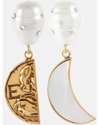 Erdem - Faux Pearl Drop Earrings - Lyst