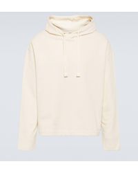 Lemaire - Cotton And Linen Hoodie - Lyst