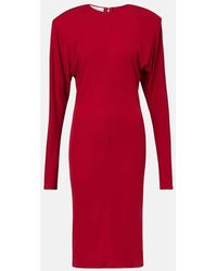 Stella McCartney - Midikleid Aus Crepe-Jersey - Lyst