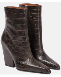Paris Texas - Jane Leather Ankle Boots - Lyst
