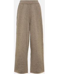 The Row - Emely Cashmere Wide-leg Pants - Lyst