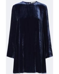Asceno - Larissa Velvet Minidress - Lyst