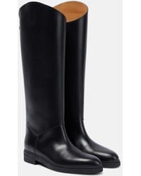 Loro Piana - Kilda Leather Knee-High Boots - Lyst
