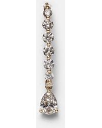 Anita Ko - 18Kt Single Earring With Diamonds - Lyst