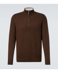arch4 - Mr Fenchurch Cashmere Half-Zip Sweater - Lyst