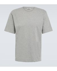 AURALEE - Hard Twist Cashmere Blend T-shirt - Lyst