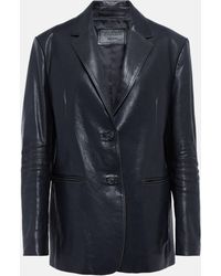 Prada - Leather Jacket - Lyst