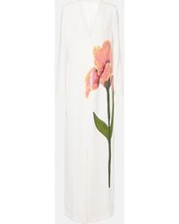 Costarellos - Maxikleid Jennis Aus Crepe Mit Pailletten - Lyst