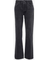 Agolde - Mid-Rise Straight Jeans Lana - Lyst