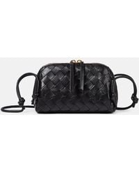 Bottega Veneta - Concert Mini Intrecciato Leather Pouch - Lyst
