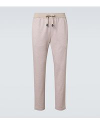 Brioni - Cotton-Blend Sweatpants - Lyst
