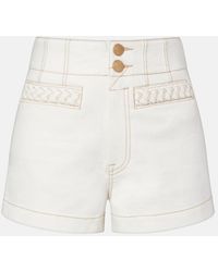 Zimmermann - Roselight Denim Shorts - Lyst