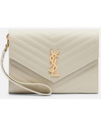 Saint Laurent - Cassandre Matelassé Flap Pouch - Lyst