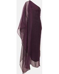 ‎Taller Marmo - Betsy One-Shoulder Cady Gown - Lyst