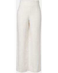 Posse - Noelle Linen Wide-Leg Pants - Lyst