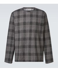 Our Legacy - Box Checked Cotton Jersey T-Shirt - Lyst