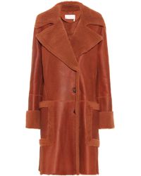 Chloé Abrigo de borrego - Naranja