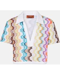 Missoni - Zigzag Crop Top - Lyst
