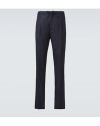 Lardini - Wool Slim Pants - Lyst