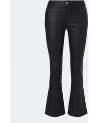 Stouls - Dean Flared Leather Pants - Lyst