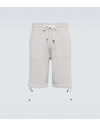 Brunello Cucinelli Bermuda-Shorts aus Baumwolle - Mehrfarbig