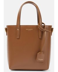 Saint Laurent - Mini Sac Cabas Dans Une Box Couleur Fox - Lyst