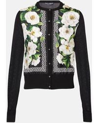 Dolce & Gabbana - Blumen -Strickjacke - Lyst