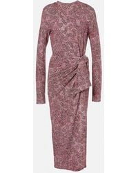 Isabel Marant - Lisy Jersey Wrap Dress - Lyst