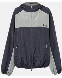 Miu Miu - Logo Oversized Track Jacket - Lyst