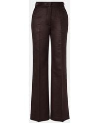 Gabriela Hearst - Vesta Silk Flared Pants - Lyst