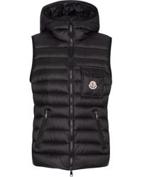 moncler gilet fur hood