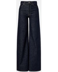 KHAITE - Dane High-Rise Wide-Leg Jeans - Lyst