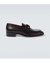 Christian Louboutin - Chambelimoc Calf-Leather Derby Shoes - Lyst