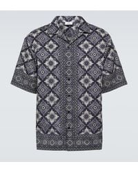 Etro - Bedrucktes Hemd Aus Baumwolle - Lyst
