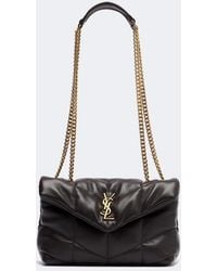 Saint Laurent - Loulou Mini Leather Shoulder Bag - Lyst