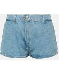Magda Butrym - High-Rise Denim Shorts - Lyst