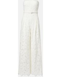 Jonathan Simkhai - Rebecca Strapless Lace Jumpsuit - Lyst
